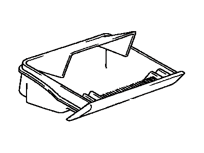 Toyota 74102-35010 Box Sub-Assy, Front Ash Receptacle