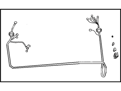 Toyota 82111-3D681 Wire, Engine Room Main