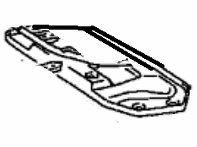 Toyota 72928-35020-B0 Cover, Rear Seat Cushion Under, LH