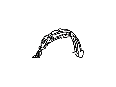 Toyota 53875-35050 Liner, Front Fender, RH