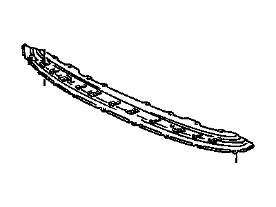 Toyota 52125-35020 Extension, Front Bumper Reinforcement