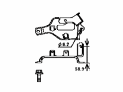 Toyota 16A1B-77040 Bracket, Fc Cooling