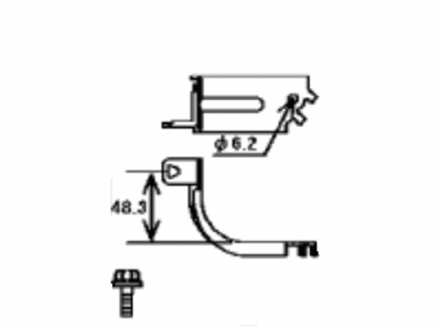 Toyota 17AA3-77030 Bracket, Fc Air Comp