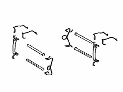 Toyota 04948-50070 Fitting Kit, Disc Br