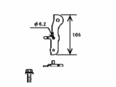 Toyota G9A84-62030 BRACKET, FC JUNCTION