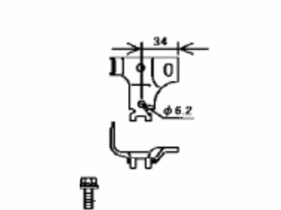 Toyota 16A1A-77020 Bracket, Fc Water