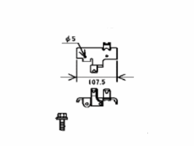 Toyota 17AA3-77060 Bracket, Fc Air Comp