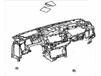 Toyota 55400-62060 Pad Assembly, Instrument