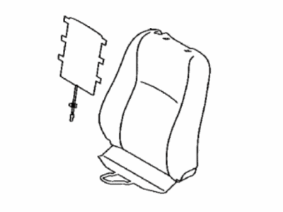 Toyota 71073-0DM60-C3 Front Seat Back Cover, Right(For Separate Type)