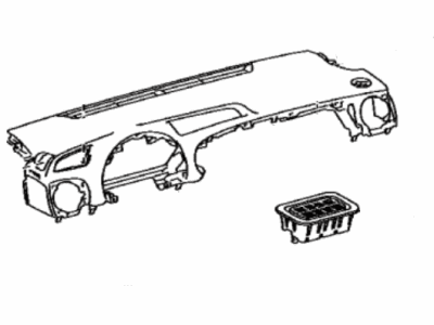 Toyota 55302-0D160-C0 Panel Sub-Assembly, Inst