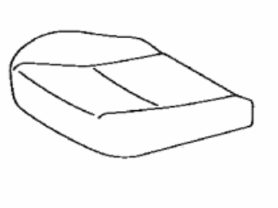 Toyota 71071-0U510-C0 Front Seat Cushion Cover, Right(For Separate Type)