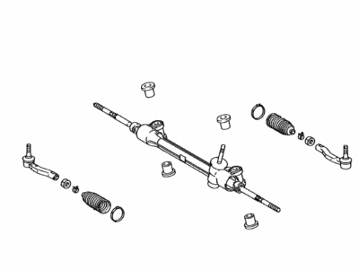 Toyota Yaris Rack And Pinion - 45500-0D291
