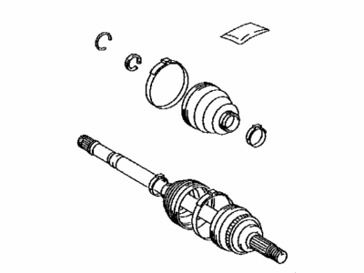 Toyota 43470-8Z237 Shaft Set, Outboard