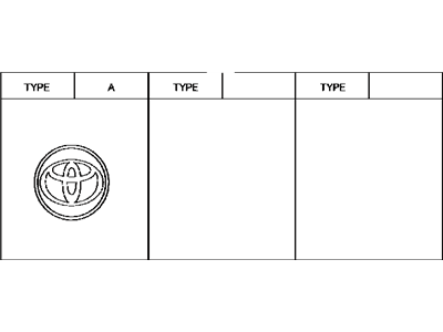 Toyota 42603-0D170 Wheel Hub Ornament Sub-Assembly