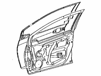 Toyota 67001-0D310 Panel Sub-Assembly, Front D