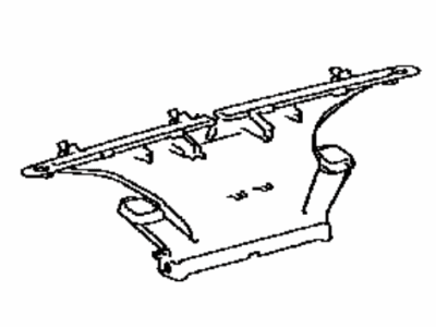 Toyota 55950-0D140 Nozzle Assembly, DEFROST