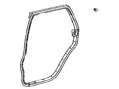 2007 Toyota 4Runner Door Seal - 67871-35060