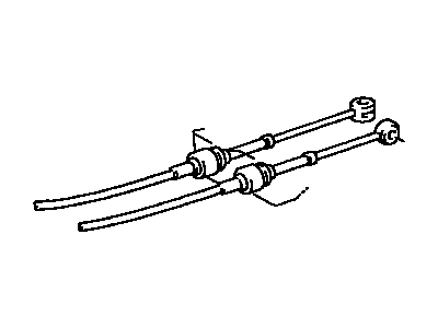 Toyota 33821-33100 Cable Transmission Control Shift