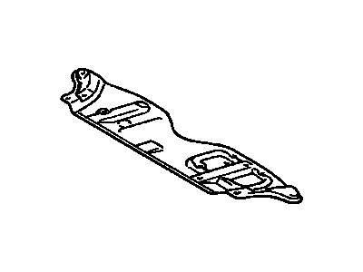 Toyota 51439-33010 Plate, Engine Rear Side Shutter