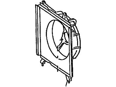 Toyota 16711-0A030 SHROUD, Fan