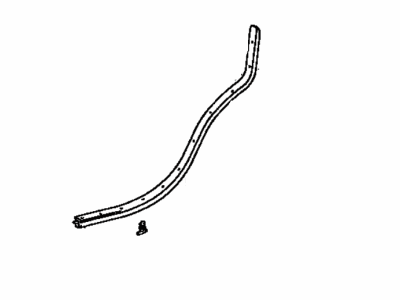 Toyota 67871-AA010 Weatherstrip, Rear Door, RH