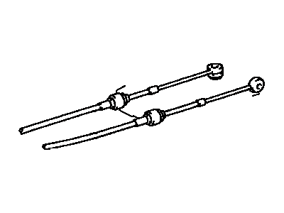 Toyota 33822-33050 Cable Transmission Control Select