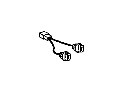 Toyota 81555-AA040 Socket & Wire, Rear Co