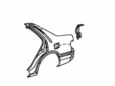 Toyota 61602-AA900 Panel Sub-Assy, Quarter, LH