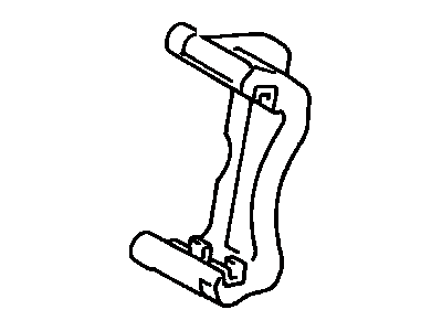 1999 Toyota Sienna Brake Caliper Bracket - 47722-08011