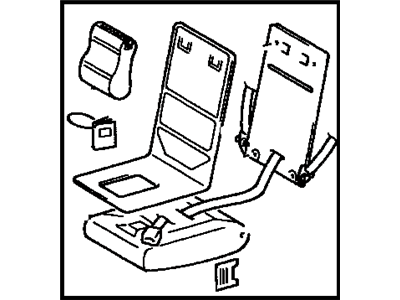 Toyota 73701-AA040-E1 Seat Sub-Assy, Child Restraint