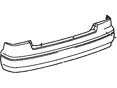 Toyota 52159-AA902 Cover, Rear Bumper