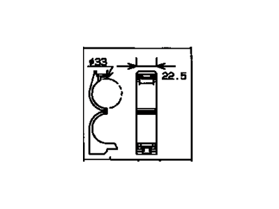 Toyota 82711-2A380 Clamp, Wiring HARNES