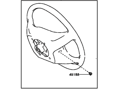 Toyota Camry Steering Wheel - 45100-06220-E0