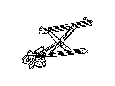 2001 Toyota Camry Window Regulator - 69810-AA030