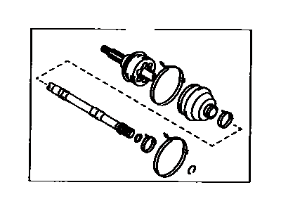 1991 Toyota Corolla Axle Shaft - 43460-19306