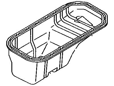 1988 Toyota MR2 Oil Pan - 12101-16060