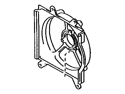 Toyota 16711-15230 Shroud Sub-Assy, Fan