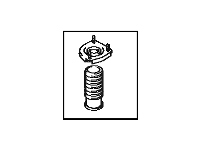 1988 Toyota Corolla Shock And Strut Mount - 48072-12030