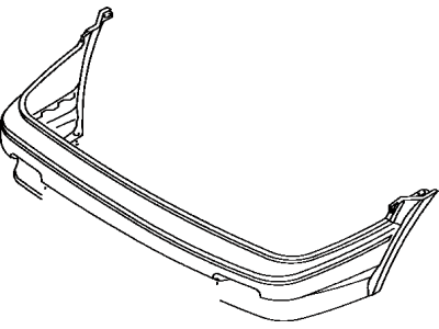 1988 Toyota Corolla Bumper - 52119-1A410