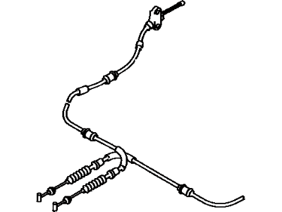 Toyota 46420-12360 Cable Assembly, Parking Brake