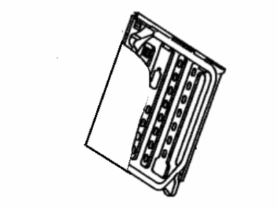 Toyota 71017-12400 Frame Sub-Assy, Rear Seat Back, RH