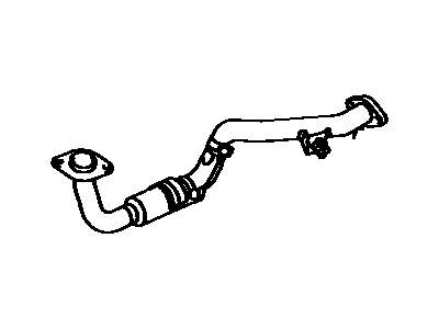 1988 Toyota Corolla Catalytic Converter - 17410-16390