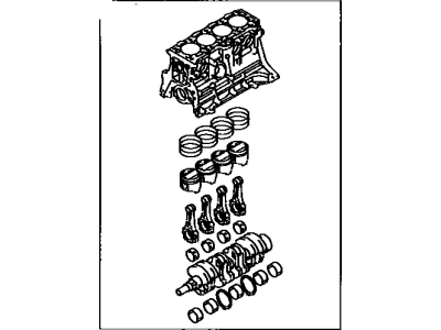 Toyota 11400-16250 Block Assembly, Short