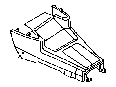 Toyota 58811-12420-06 Box, Console, Front