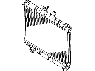 1992 Toyota Corolla Radiator - 16400-15440