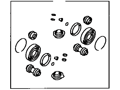 Toyota 04479-12130 Cylinder Kit, Disc Brake, Rear