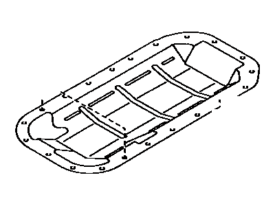 Toyota 12122-16011 Plate, Oil Pan BAFFLE