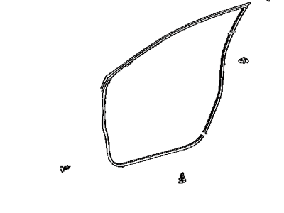 2010 Toyota Corolla Door Seal - 67861-12A20