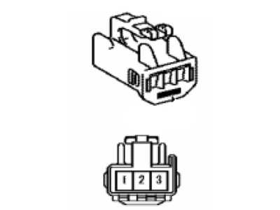 Toyota 90980-11296 Housing, Connector F