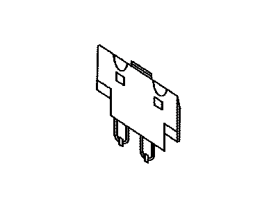 Toyota 71707-33010-B0 Cover Sub-Assy, Front Seat Back Board